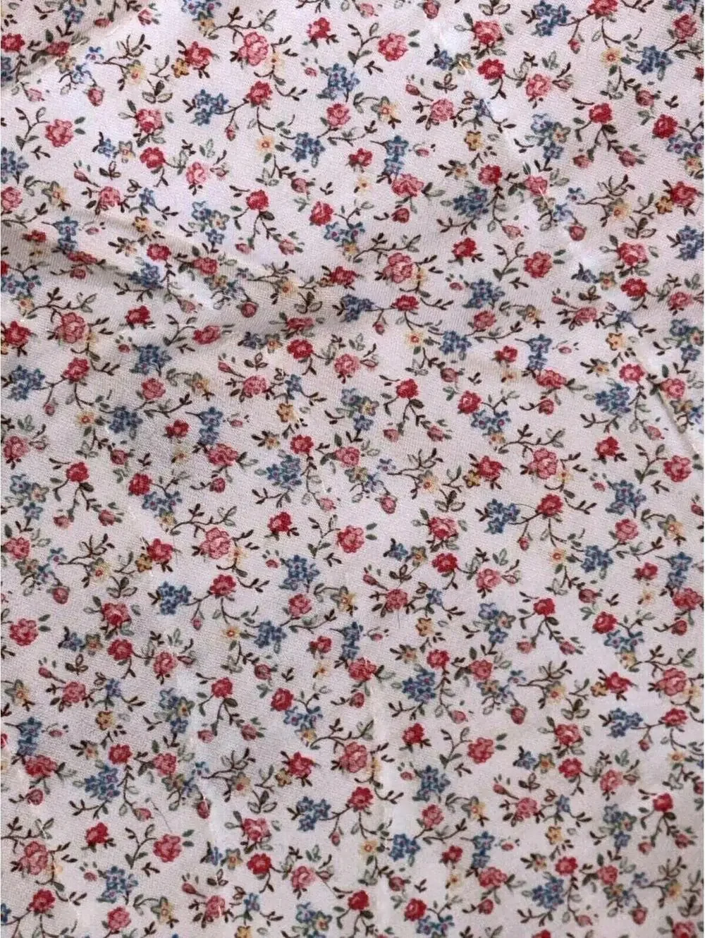 Vintage Hand Embroidered Sunbonnet Sue Quilt Pink White Handmade 93x69 Cottage